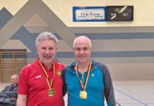 So sehen Sieger aus: Heinz Teichmann (l.) und Thomas Storch. Foto: Heinz Teichmann