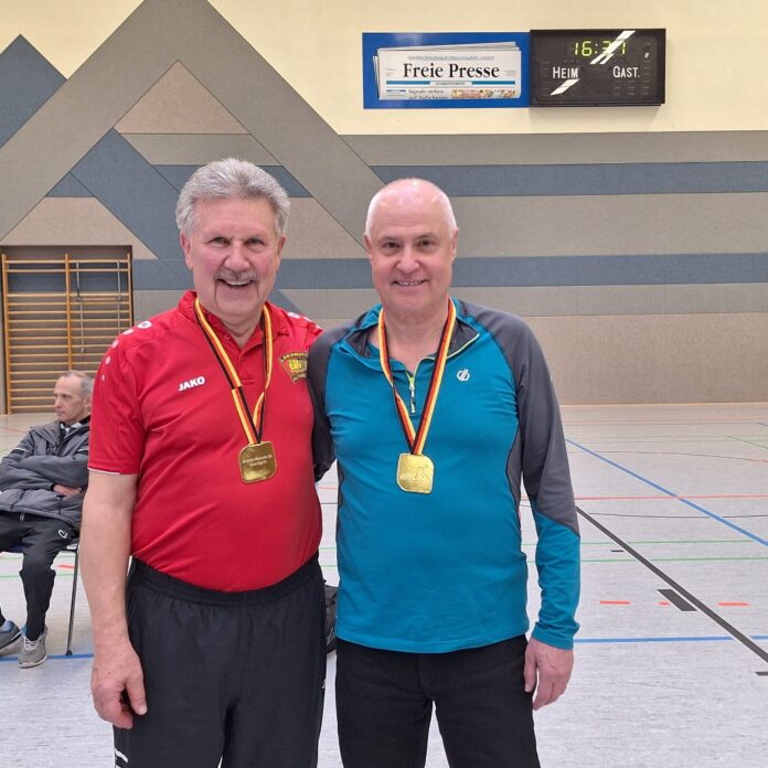 So sehen Sieger aus: Heinz Teichmann (l.) und Thomas Storch. Foto: Heinz Teichmann