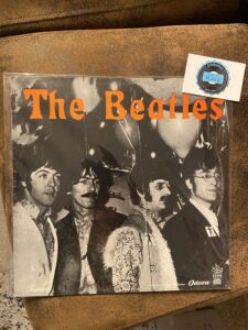 Diese Sonderproduktion "The Beatles" von dem VEB Deutsche Schallplatten genie&szlig;t Seltenheitswert und ist die teuerste Platte bei Uwe Winkler.Foto: Nannette Hoffmann 