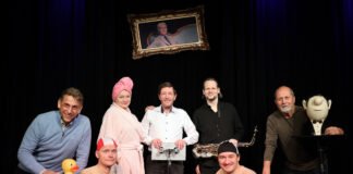 Sie wollen Loriot mal anders auf die B&uuml;hne bringen: Thorsten Wolf, Sven Beese, Sabine K&uuml;hne-Londa, Hartmut Schwarze, Erik Heimannsberg, Ben Turecek und Dieter Richter (v.l.). Foto: Andr&eacute; Kempner