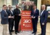 Die Jubil&auml;ums-Ausstellung wurde k&uuml;rzlich in der Sparkasse Muldental in Grimma er&ouml;ffnet. Foto: Sparkasse Muldental