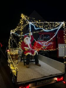 Jedes Kommt der Weihnachtsmann zu Besuch ins Dorf. Foto: Bürgerverein Zschölkau