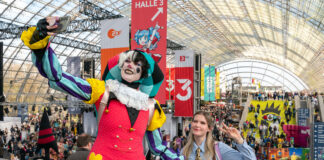 Leipziger Buchmesse verzeichnet neuen Besucherrekord Bunt und rekordverdächtig: 313000 Besucherinnen und Besucher in unterschiedlichsten Outfits und aus allen Generationen waren bei der Buchmesse 2026 dabei. Foto: Tom Schulze