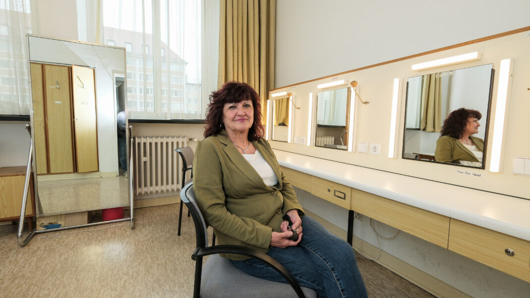 DSCF3778 Steffi Weppernig kennt die Leipziger Oper seit 35 Jahren. Foto: Wolfgang Sens