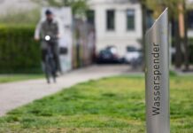 Trinkbrunnen im Lene-Voigt-Park