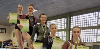 Nele B&ouml;er, Anna Steinh&ouml;fel, Annika Beger, Helene He&szlig;, Maya Abenhart (v.l.n.r.)