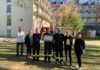 Freiwillige Feuerwehr Buchheim baut Gehparcours an Klinik Der Gehparcours ist fertig – große Freude bei allen Beteiligten. Foto: PM