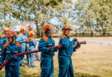 Die Jugendfeuerwehren der Feuerwehr Delitzsch erlebten bei einem gemeinsamen Ausbildungstag Spiel, Spa&szlig; und die Kameradschaft. Foto: Freiwillige Feuerwehr Delitzsch