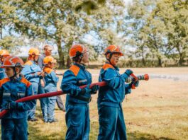 Die Jugendfeuerwehren der Feuerwehr Delitzsch erlebten bei einem gemeinsamen Ausbildungstag Spiel, Spa&szlig; und die Kameradschaft. Foto: Freiwillige Feuerwehr Delitzsch