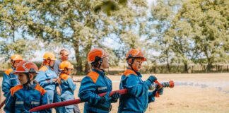 Die Jugendfeuerwehren der Feuerwehr Delitzsch erlebten bei einem gemeinsamen Ausbildungstag Spiel, Spa&szlig; und die Kameradschaft. Foto: Freiwillige Feuerwehr Delitzsch