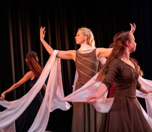 Der Tanzabend ist f&uuml;r das Kinder- und Jugendballett mit Zoe Karstens (m.) das Highlight des Jahres. Foto: Ronny Ristok