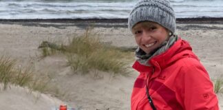 Stephanie M&uuml;ller stellt in der Hospitalkapelle Grimma ihre Aquarelle aus.. Foto: privat