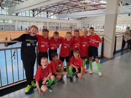 Das Team der Freien Grundschule Christian Felix Wei&szlig;e erspielte sich in D&ouml;beln einen guten vierten Platz. Foto: PM
