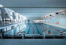 Solche Bilder haben im Sportbad am Rabet absoluten Seltenheitswert: Die Auslastung der Schwimm- halle liegt aktuell bei 99 Prozent. Foto: Leipziger Gruppe