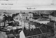 Ein Blick &uuml;ber Leutzsch aus der Luft um 1900: Solche Bilder findet man im Leipziger Stadtarchiv &ndash; und zwar mittlerweile auch bei der Online-Recherche. Foto: Stadtarchiv Leipzig