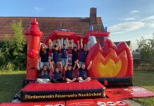 H&uuml;pfburg, Kinderschminken, Bastelstra&szlig;e und vieles mehr gibt es beim Sommerfest der Jugendfeuerwehr Neukirchen. Foto: PM