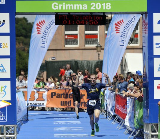 Am 23. August startet in Grimma erneut der Muldentriathlon. Foto: Mario Thiele