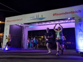 Mehr als 800 L&auml;uferinnen und L&auml;ufer waren beim 5. Nachtlauf in Altenburg am Start. Foto: PM