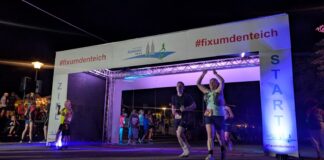 Trotz Hitzewelle: Nachtlauf in Altenburg knackt Teilnehmerrekord Mehr als 800 Läuferinnen und Läufer waren beim 5. Nachtlauf in Altenburg am Start. Foto: PM