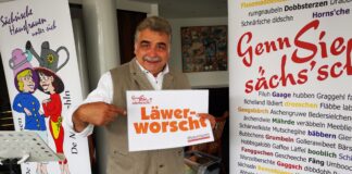 Bringt das "S&auml;chs'sche" unter die Leute und dies gern auch mal in der Hauptstadt Berlin: Klaus Petermann. Foto: privat