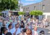 Der gro&szlig;e Innenhof der "Alten Ziegelei" war bei der Jubil&auml;umsparty am vergangenen Samstag gut gef&uuml;llt. Foto: Annett Schlehahn