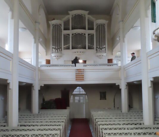 Dank der F&ouml;rderung der Deutsche Stiftung Denkmalschutz (DSD) kann die Orgel der Dorfkirche Lumpzig in Schm&ouml;lln restauriert werden. Foto: Orgelbau Waltershausen GmbH