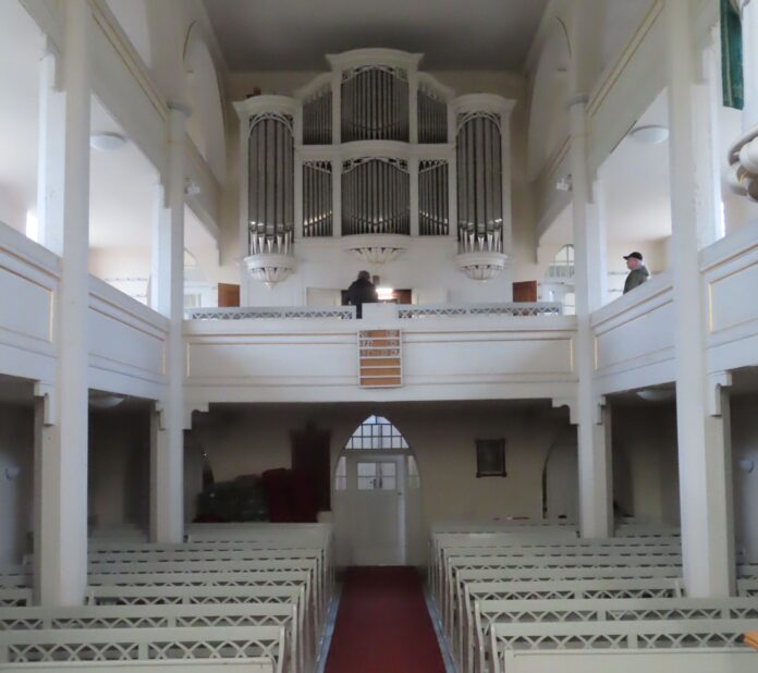 Dank der F&ouml;rderung der Deutsche Stiftung Denkmalschutz (DSD) kann die Orgel der Dorfkirche Lumpzig in Schm&ouml;lln restauriert werden. Foto: Orgelbau Waltershausen GmbH