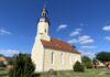Schatullkirche Spröda: Studierende restaurieren historische Wandmalereien Kirche Spröda